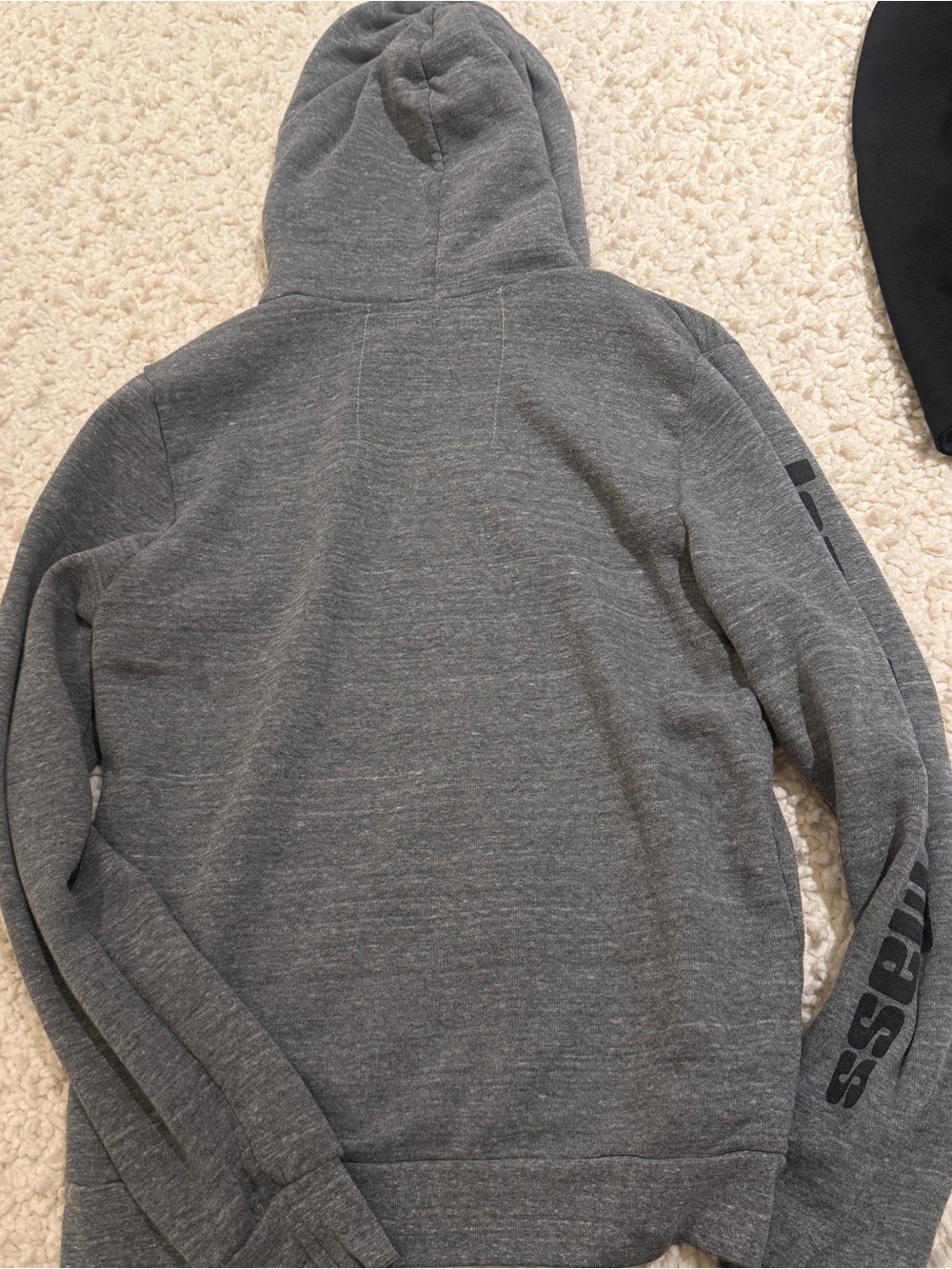 Aviator Nation Gray Hoodie with Rainbow Mountain Graphic - Picture 6 of 6